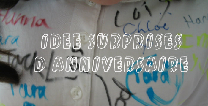 idées anniversaire 40 ans surprise